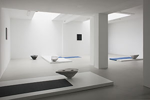 Installation image of CLODS, Diplomatic Letters by British artist Chris Evans. 