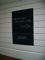 Image: Militant Bourgeois, an Existentialist Retreat, Installation view, Stedelijk Museum Bureau Amsterdam, 2006